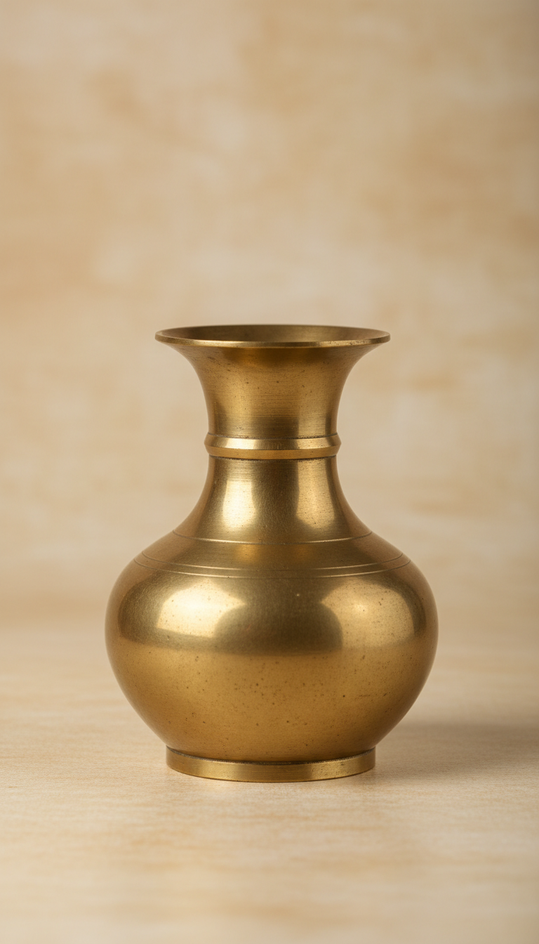 Antique Brass Kalash Vessel