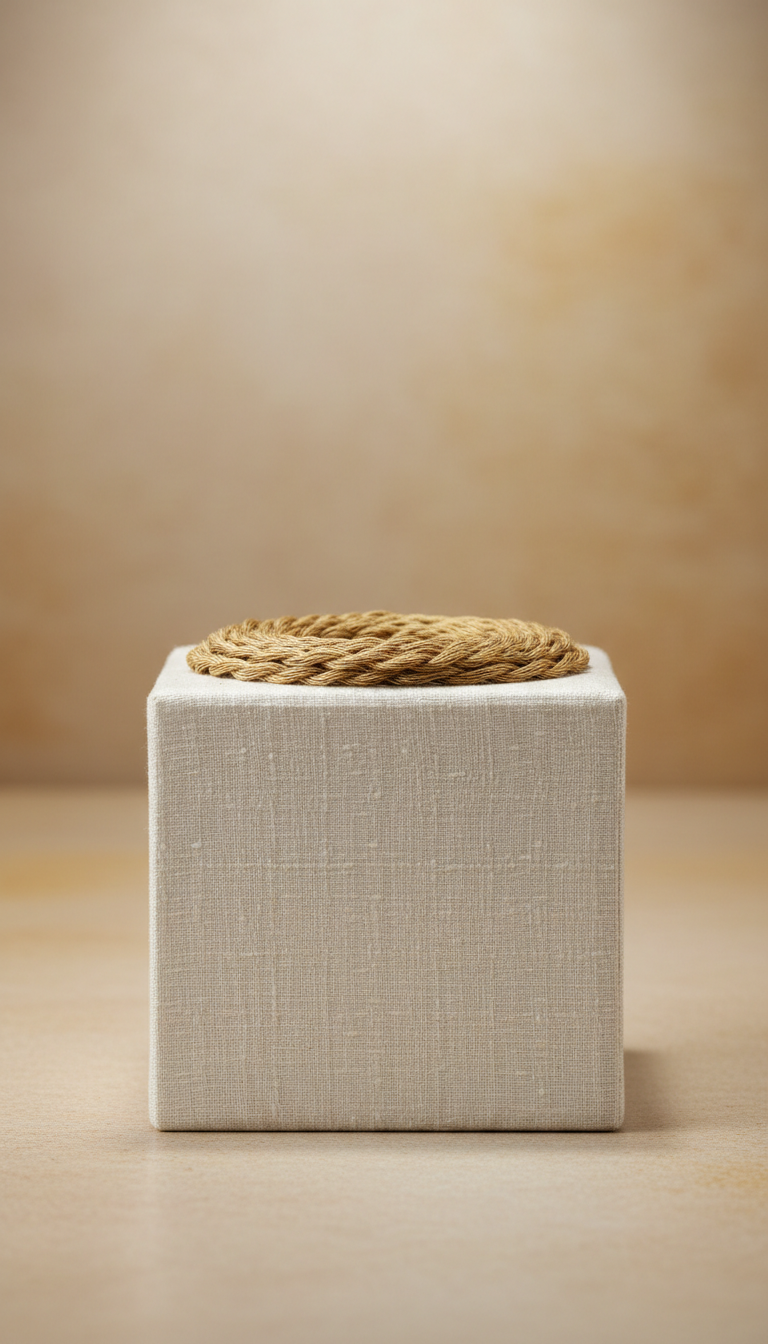 Ivory Silk Sacred Thread Box