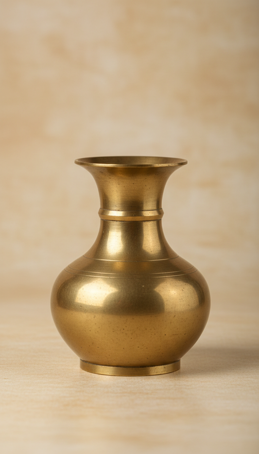 Antique Brass Kalash Vessel